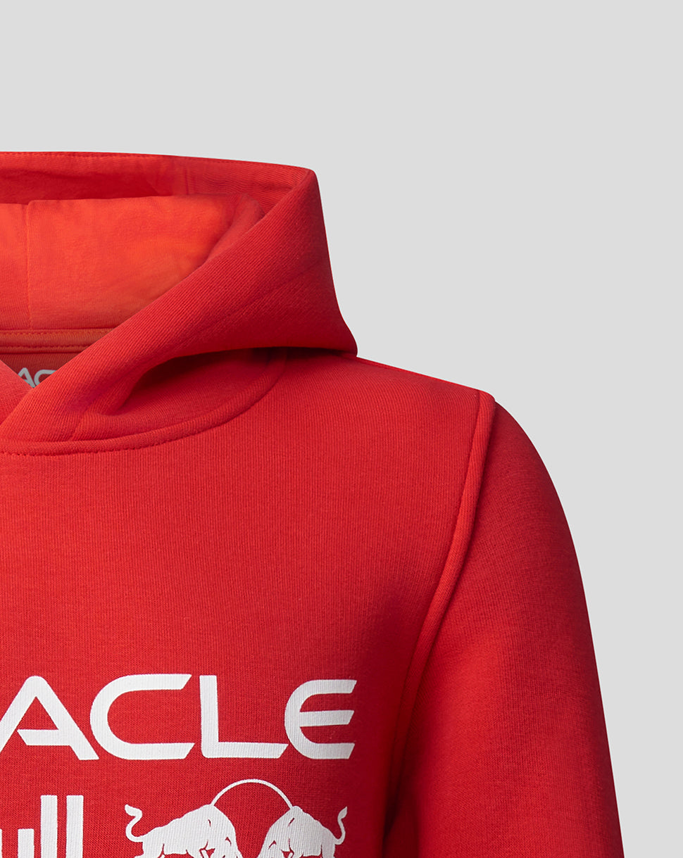 Red Bull Racing Core Overhead Hoodie Flame Scarlet Kid