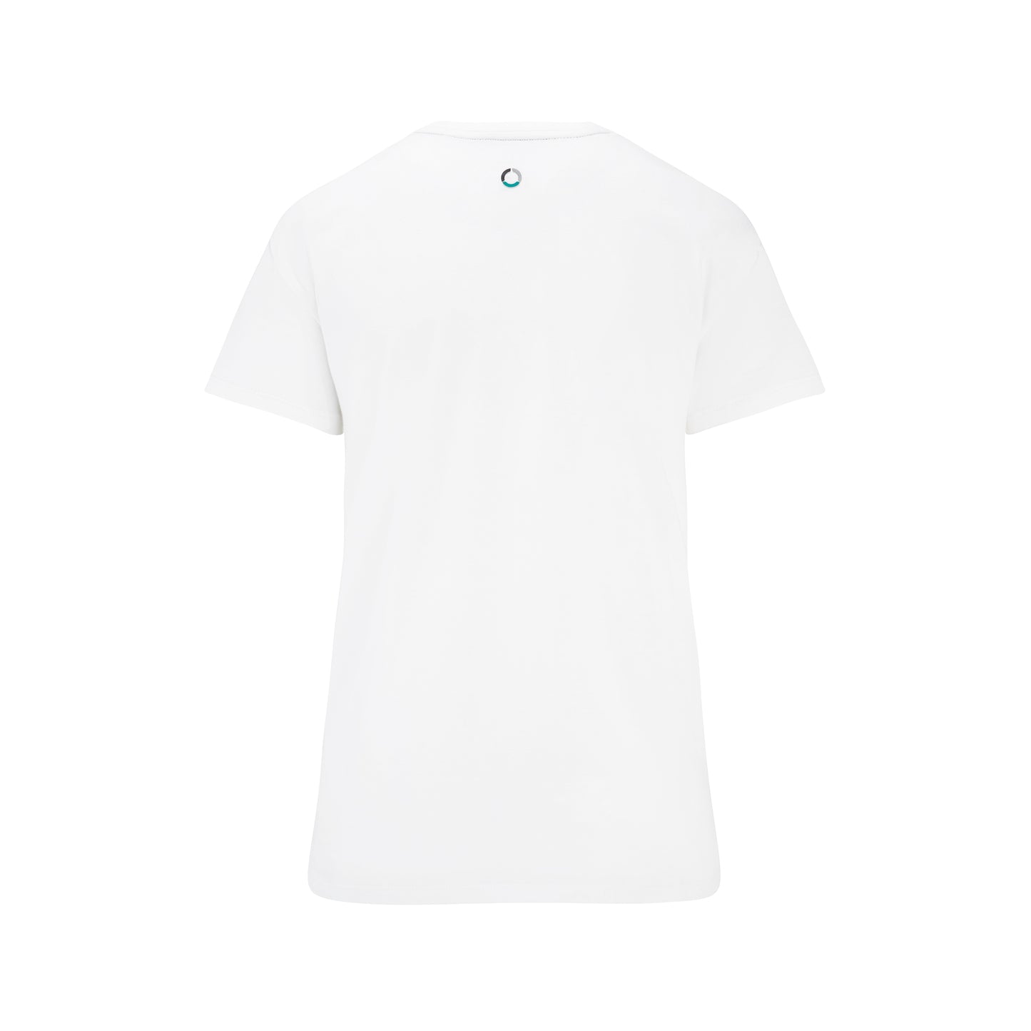 Mercedes FW Large Logo Tee White Lady