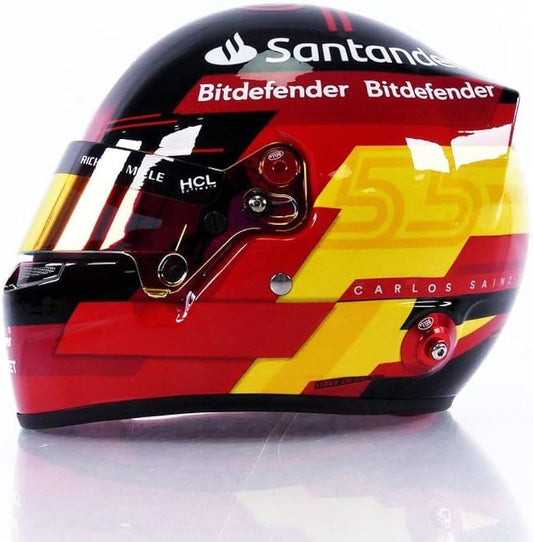 Scuderia Ferrari Sainz Helmet 2023 Scale 1:2
