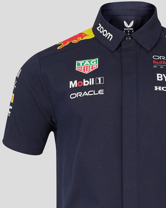 Red Bull Racing Team Buttoned Shirt Man