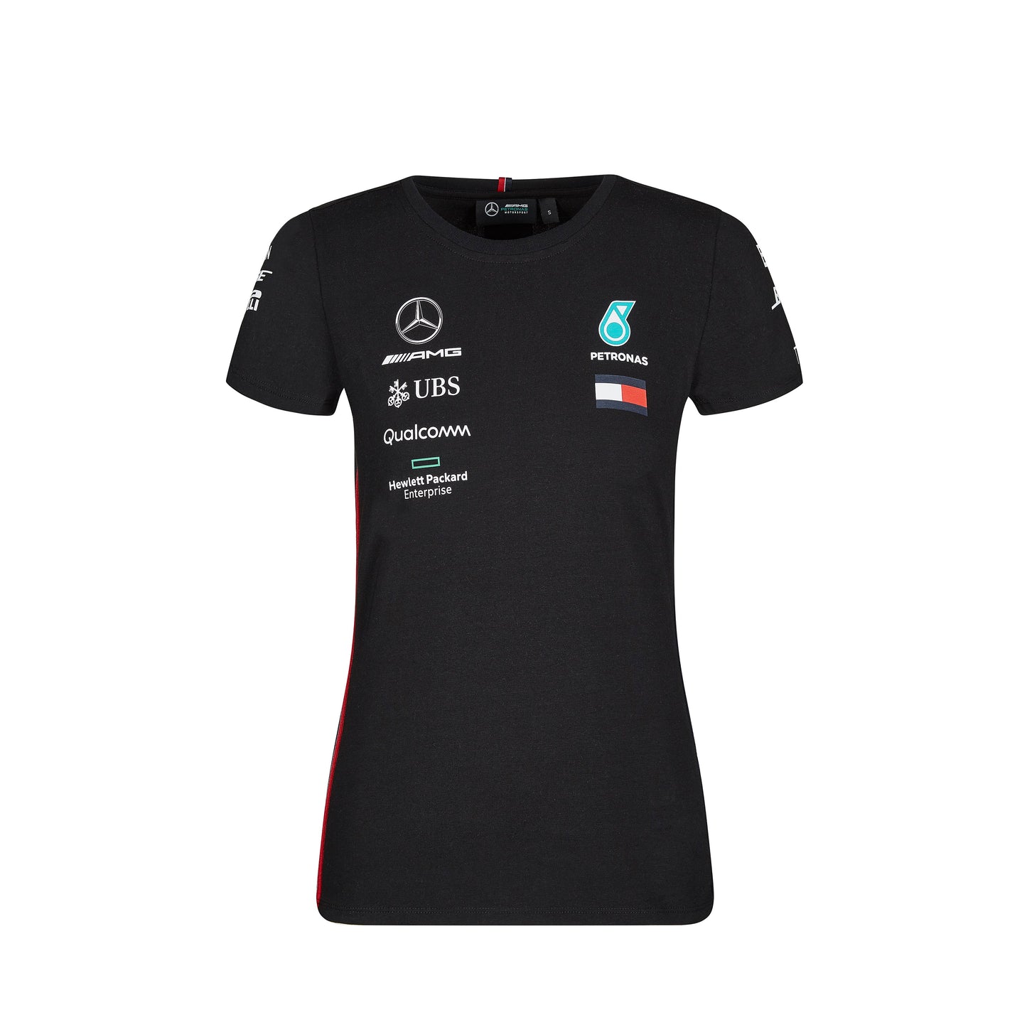 Mercedes Team T-Shirt Black Lady