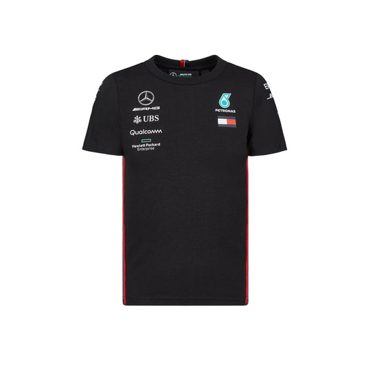 Mercedes Team T-Shirt Black Kid