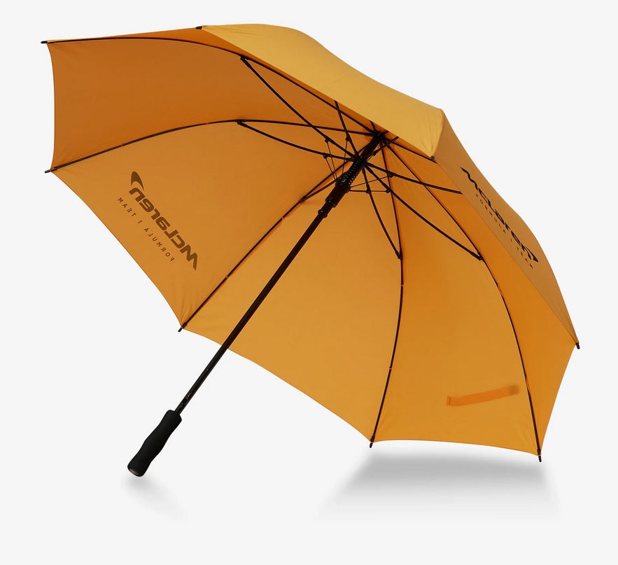 McLaren Fan Golf Umbrella Papaya