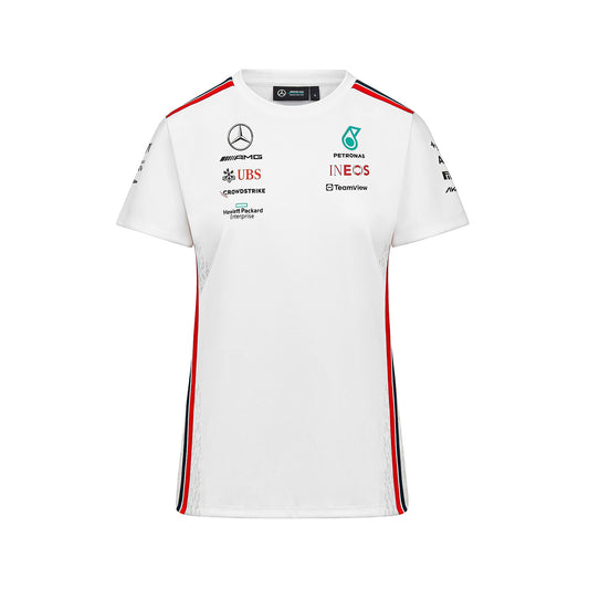 Mercedes Team Tee White Lady