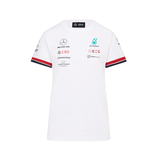 Mercedes Team Tee White Lady