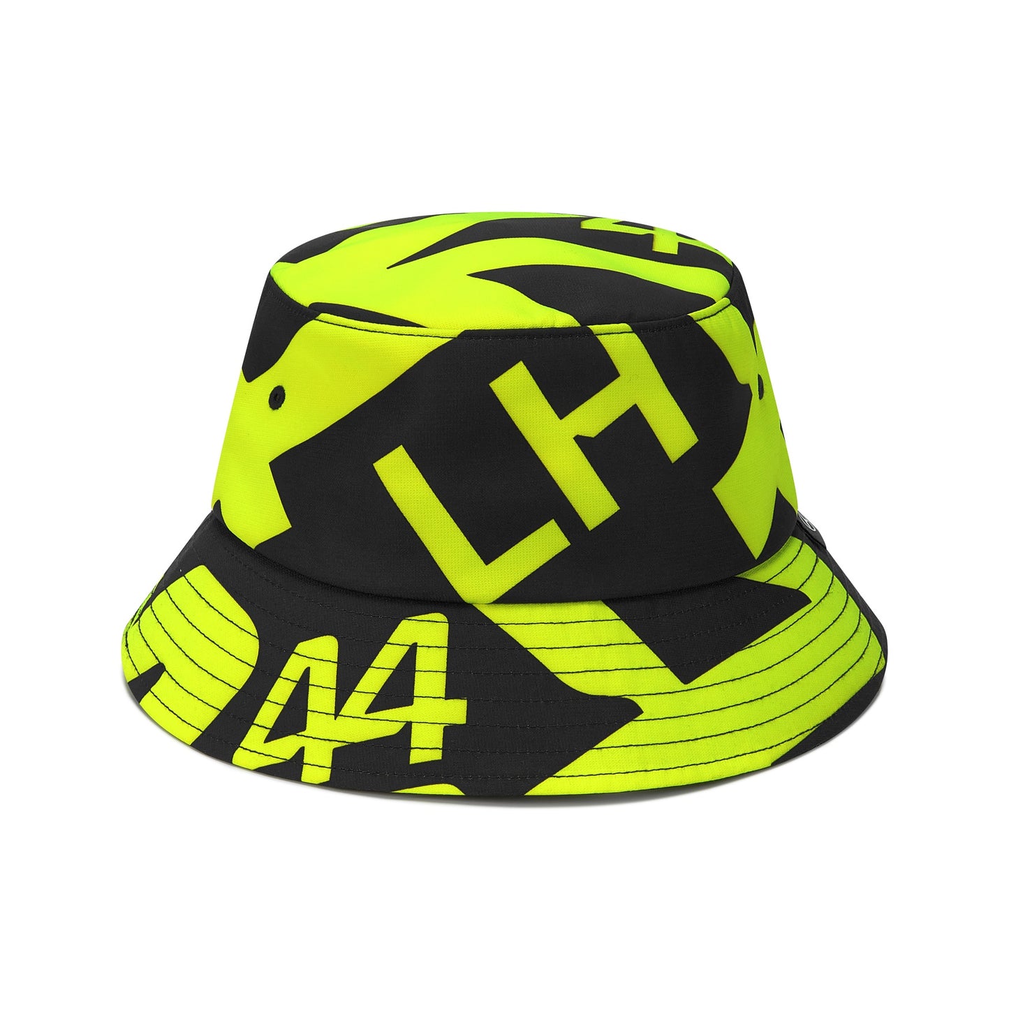 Mercedes FW LH Bucket Hat Neon