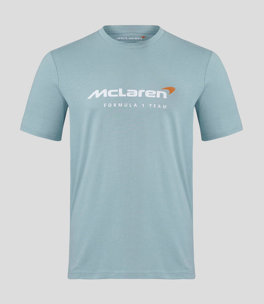 McLaren Core Essential T-Shirt Full Team Logo Cloud Blue Kid