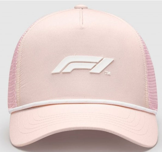 F1 FW Large Logo Baseball Cap Creole Pink