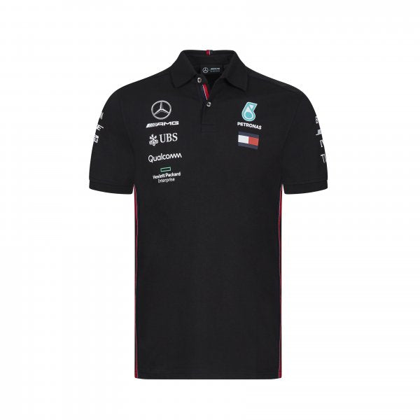 Mercedes Team Poloshirt Man Black