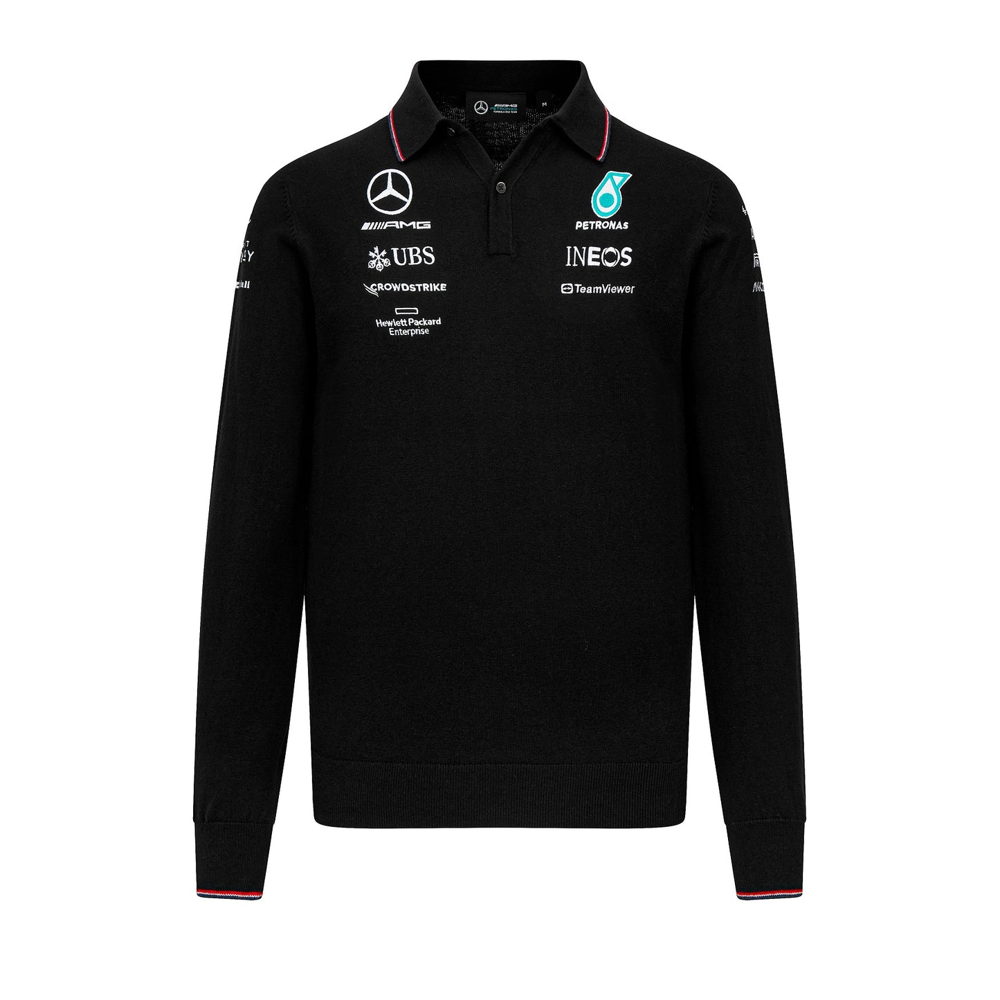 Mercedes Team Knitted L/S Polo