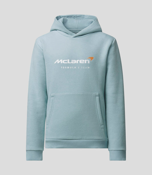 McLaren Core Essential Hoody Full Team Logo CLOUD BLUE Kid