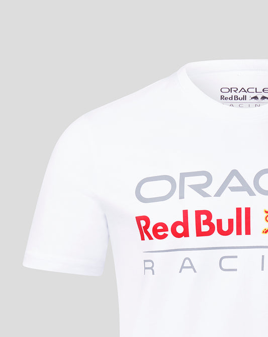 Red Bull Racing Core Tee Full Colour Logo Bright White Unisex