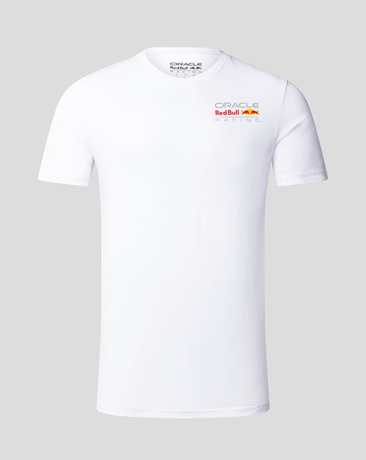 Red Bull Racing Core Tee Full Colour Logo Bright White Unisex