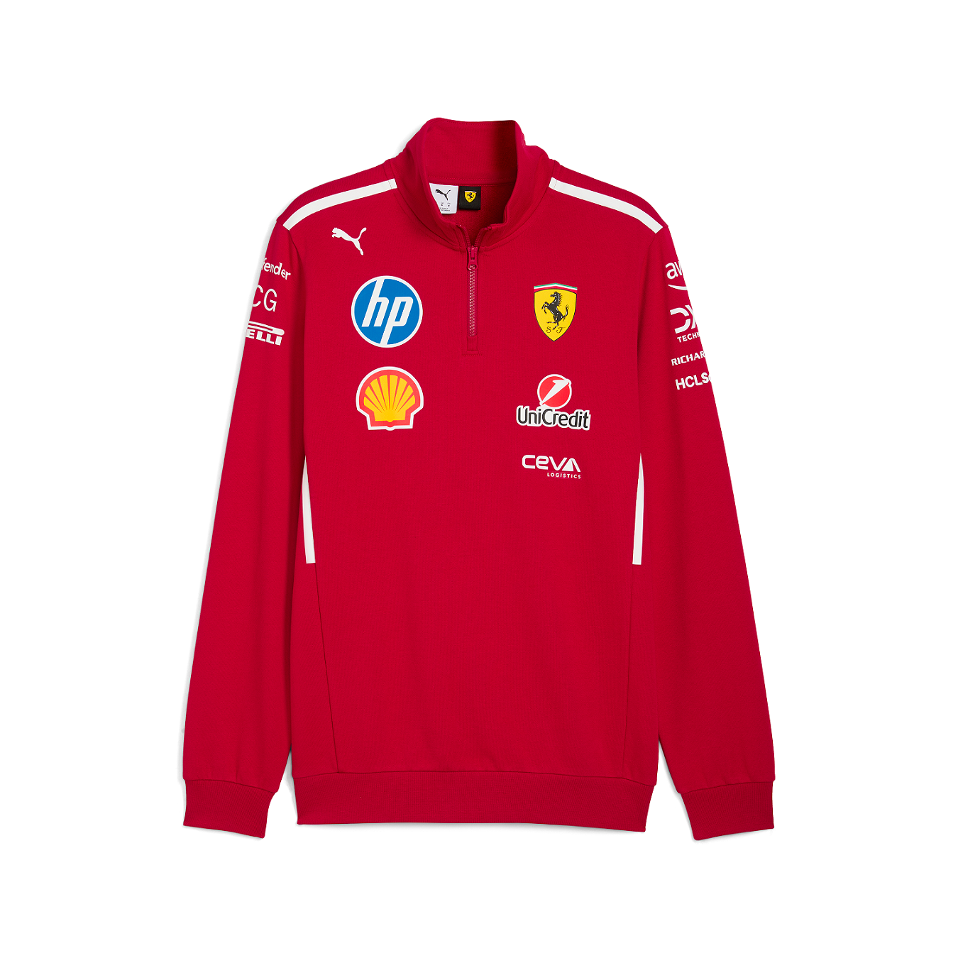 SCUDERIA FERRARI RP TEAM 1/2 ZIP SWEAT