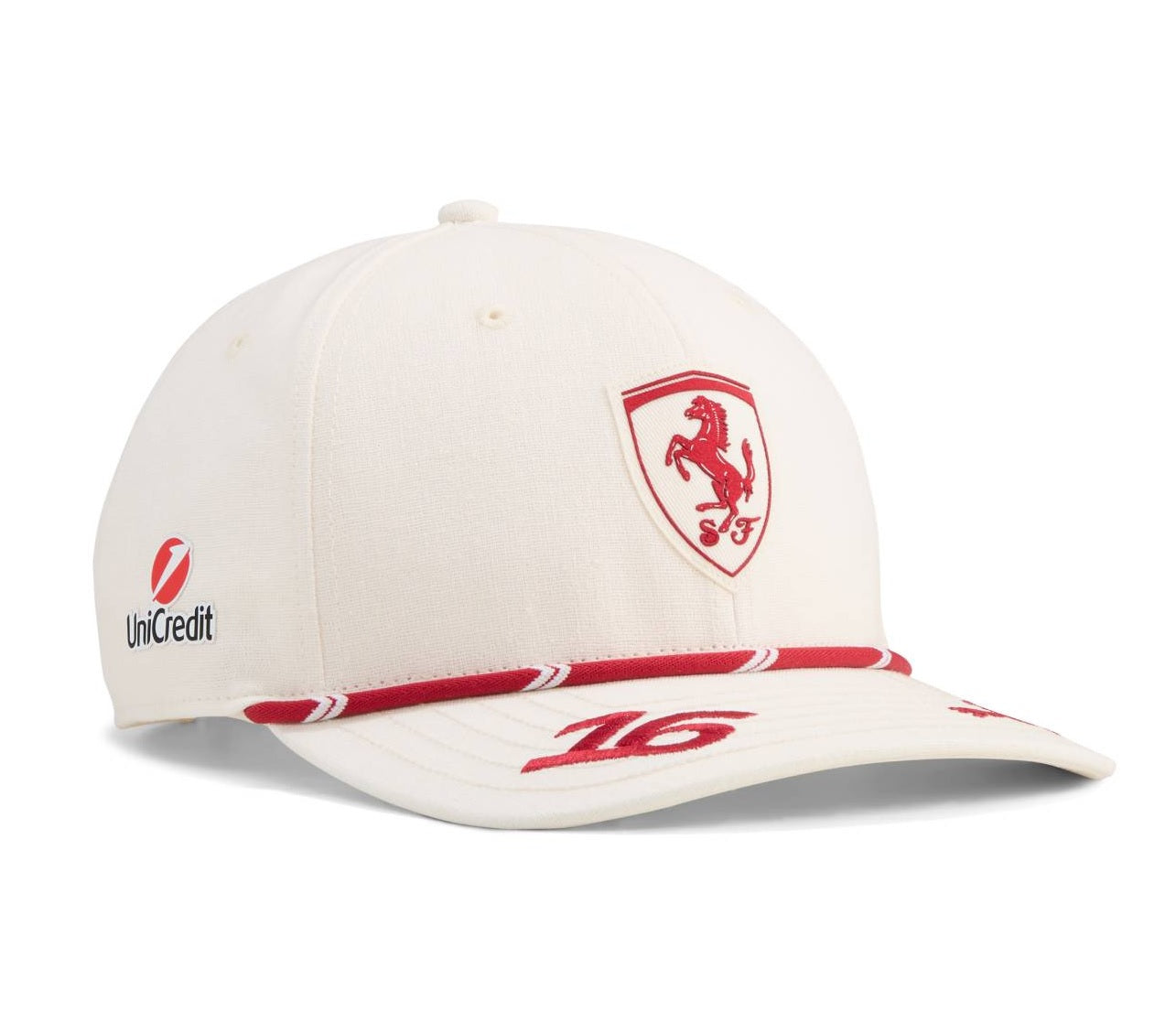 SCUDERIA FERRARI RP SE MONACO LECLERC CAP Frost Ivory