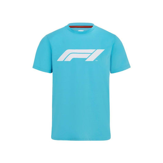 F1 Large Logo Tee Bright Blue