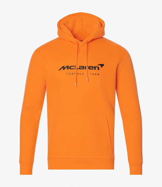 McLaren Core Essential Hoody Full Team Logo PAPAYA