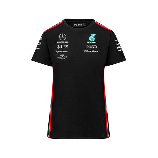 Mercedes Team Tee Black Lady