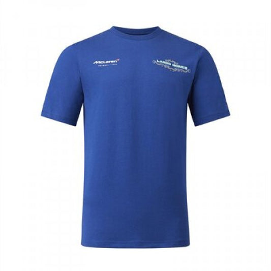 McLaren Norris T-Shirt Mexico Blue Unisex