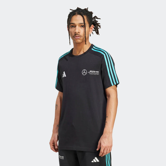 MERCEDES F1 DNA TEE MEN BLACK