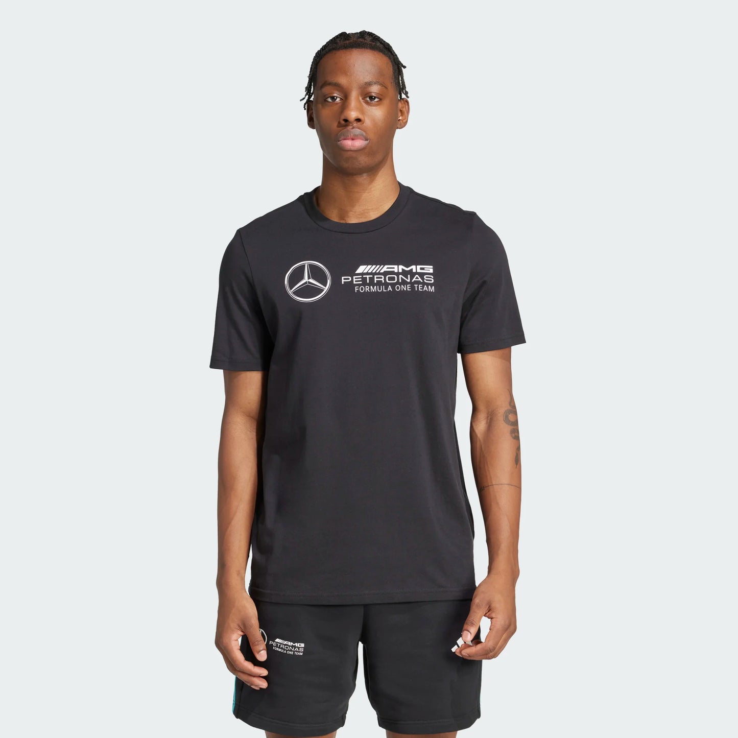 MERCEDES F1 DNA GRAPHIC TEE MEN BLACK