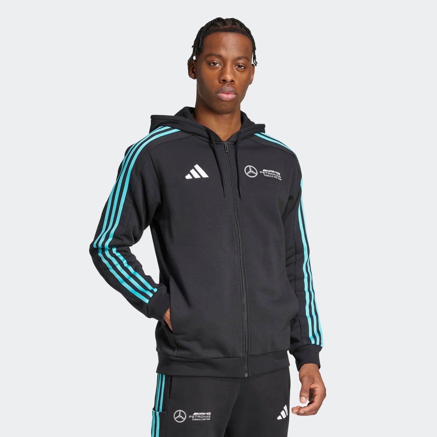 MERCEDES F1 DNA FULL ZIP HOOD MEN