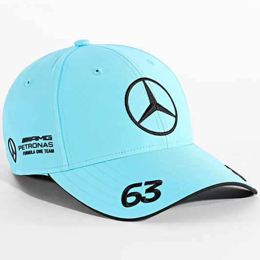 MERCEDES F1 TEAM GR63 BASEBALL CAP LIGHT BLUE