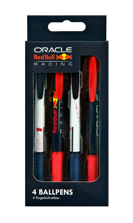 Max Verstappen 4 Ball Pens Set