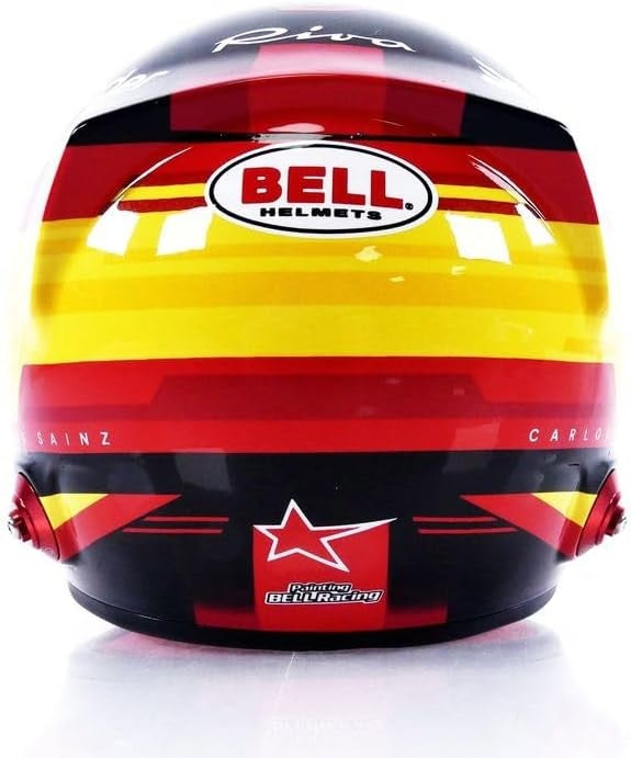 Scuderia Ferrari Sainz Helmet 2023 Scale 1:2