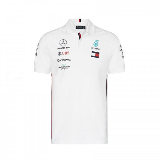 Mercedes Team Poloshirt Man White