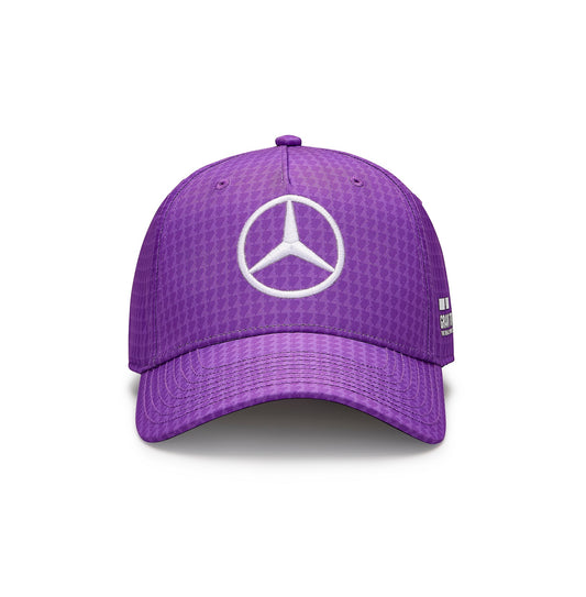 Mercedes Hamilton Team Baseball Cap Purple Kid