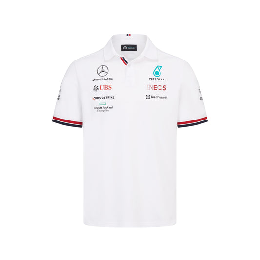 Mercedes Team Poloshirt Man White