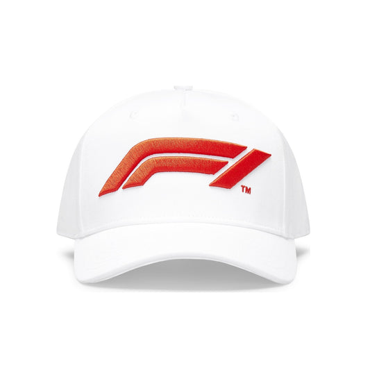 F1 FW Large Logo Baseball Cap White