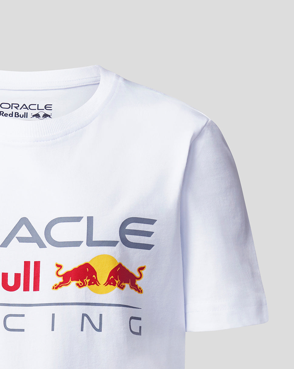 Red Bull Racing Large Front Logo Tee Bright White Kid