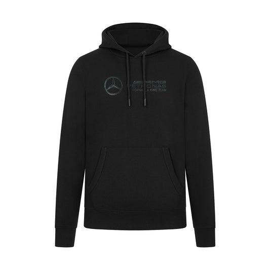 Mercedes FW Mens Stealth Logo Hoody