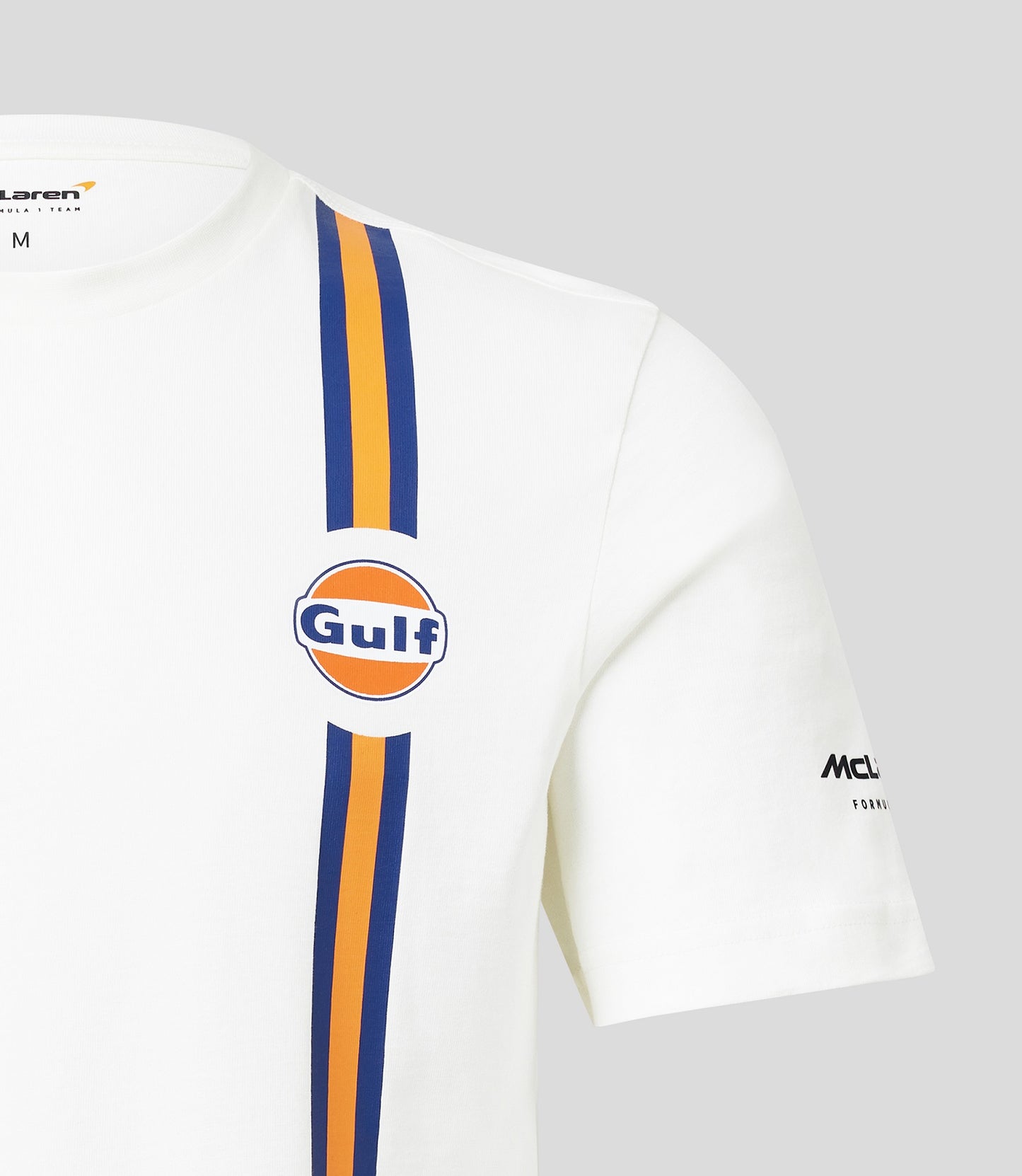 McLaren Gulf Core Logo Tee White