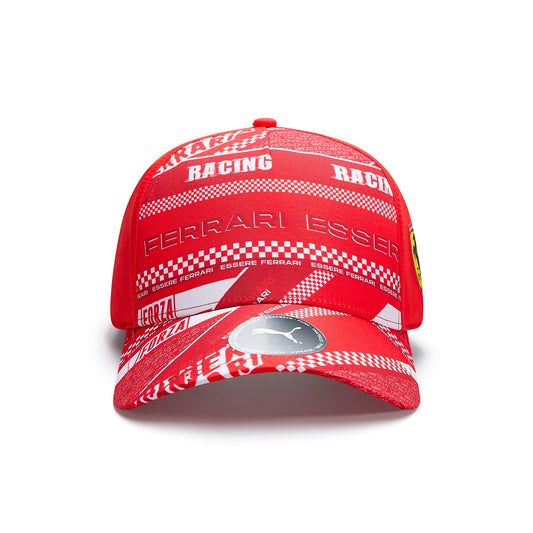 Ferrari graphic cap red