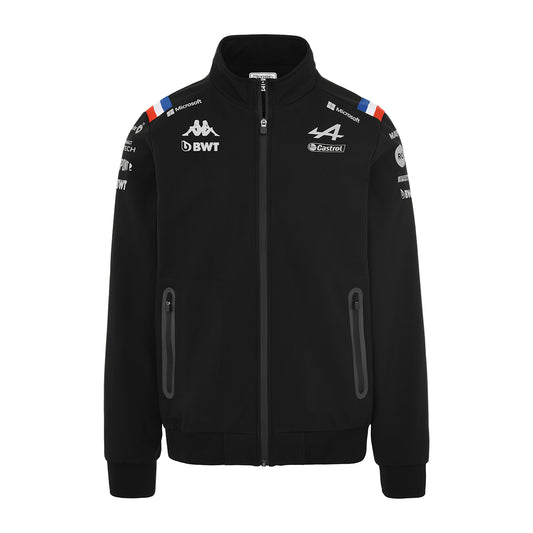 ALPINE F1 Team Softshell Jacket Black Kid